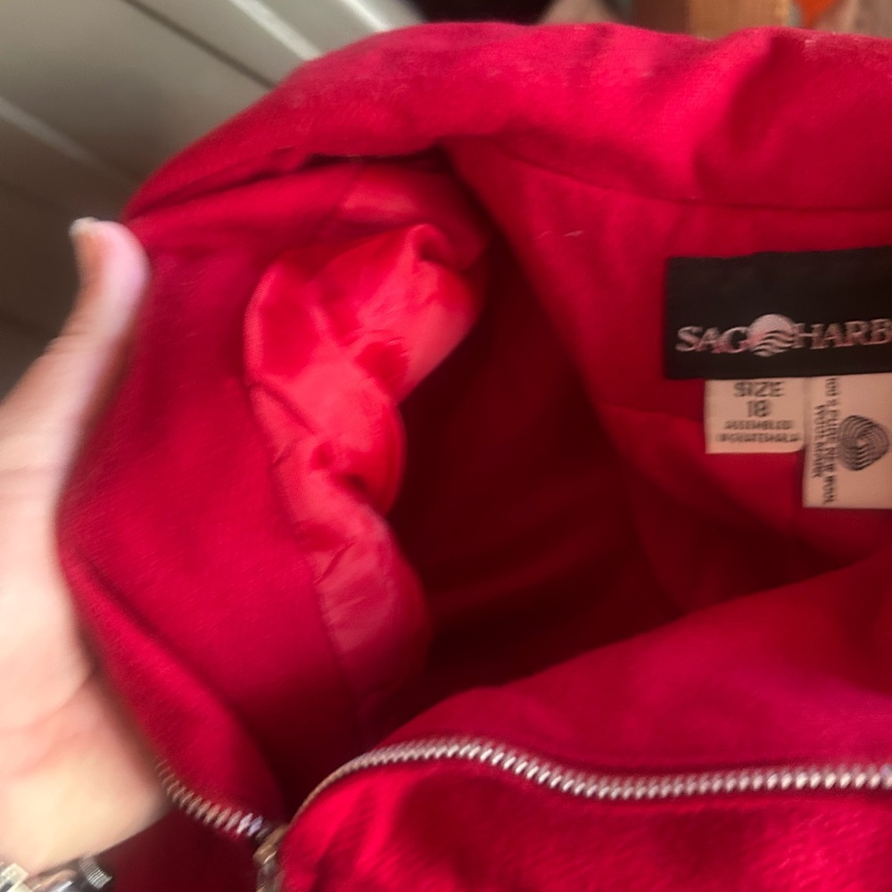 Red Zip-Up - Picture 2 of 5